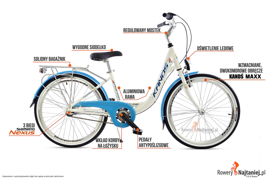 rower kands 24 vanessa aluminiowy 2015 specyfikacja