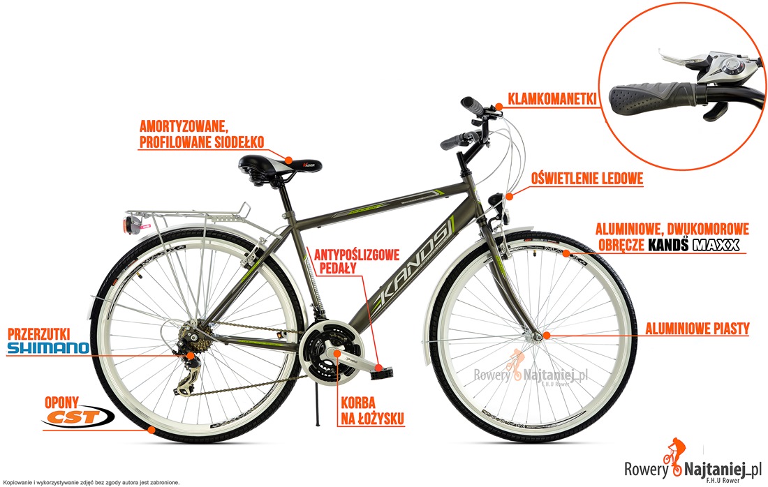 rower 28 kands galileo meski bialy nowy 2015 specyfikacja
